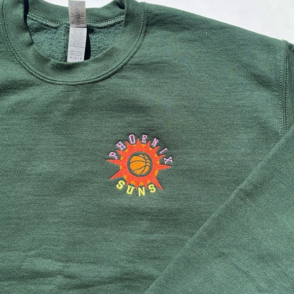 Phoenix Suns NBA Basketball Sport Custom Embroidered Crewneck Sweater Longsleeve - Picture 5 of 7